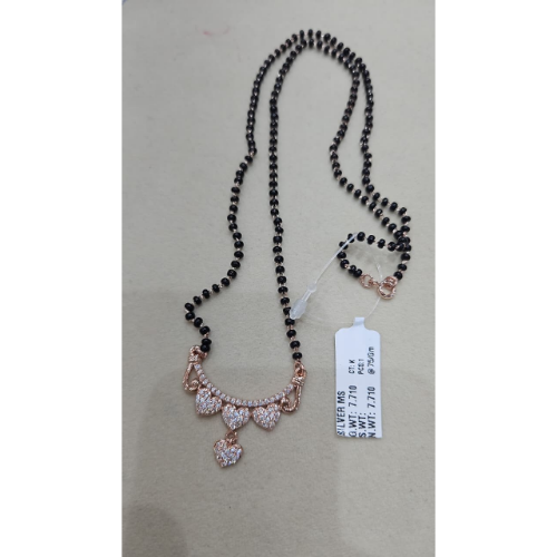92.5 STERLING ROSE FINISH MANGALSUTRA