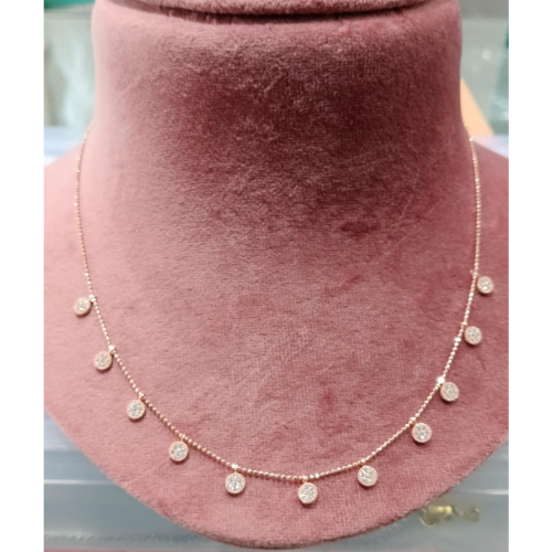 SILVER CHAIN 92.5 ( FEMALE) ROSE FINISH