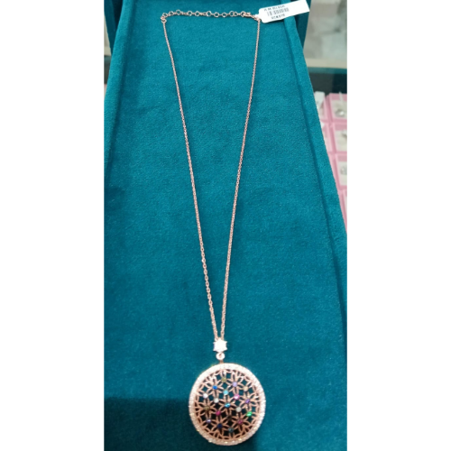 SILVER CHAIN 92.5 ( FEMALE) ROSE FINISH