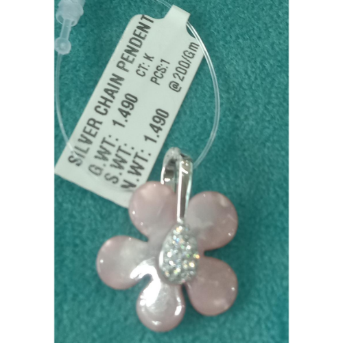 92.5. SILVER CHAIN PENDENT